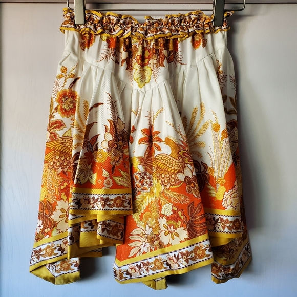 Zimmermann Brightside Angled Hem Skirt - Picture 3 of 16